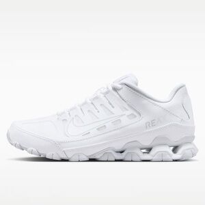 New! Men’s Nike Reax 8 TR Mesh in Pure-White/Platinum. Size 13 621716 102